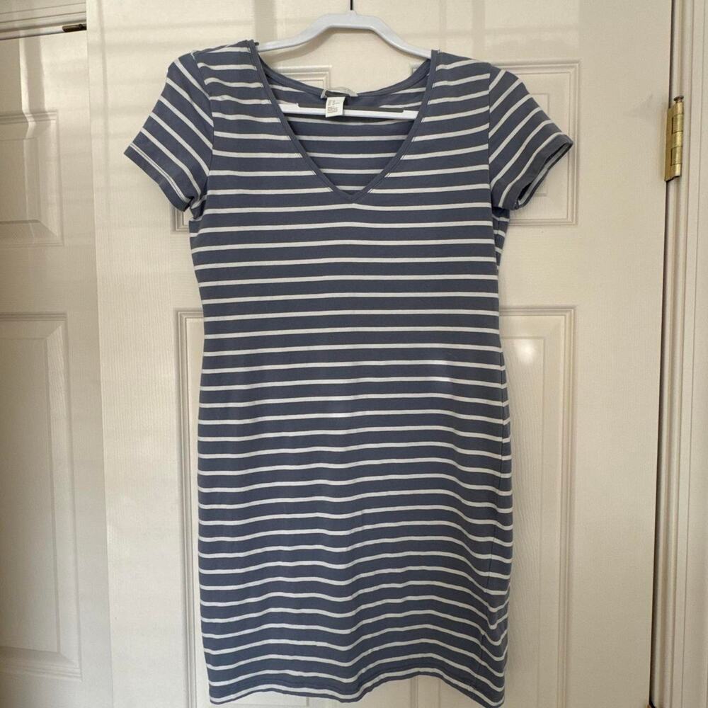 Stripped hm dress